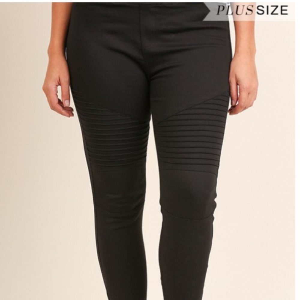 Black Moto Jeggings